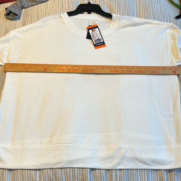 Lucky Brand Women’s Crewneck Pullover Soft Knit Sweater marshmallow NWT - Picture 6 of 12